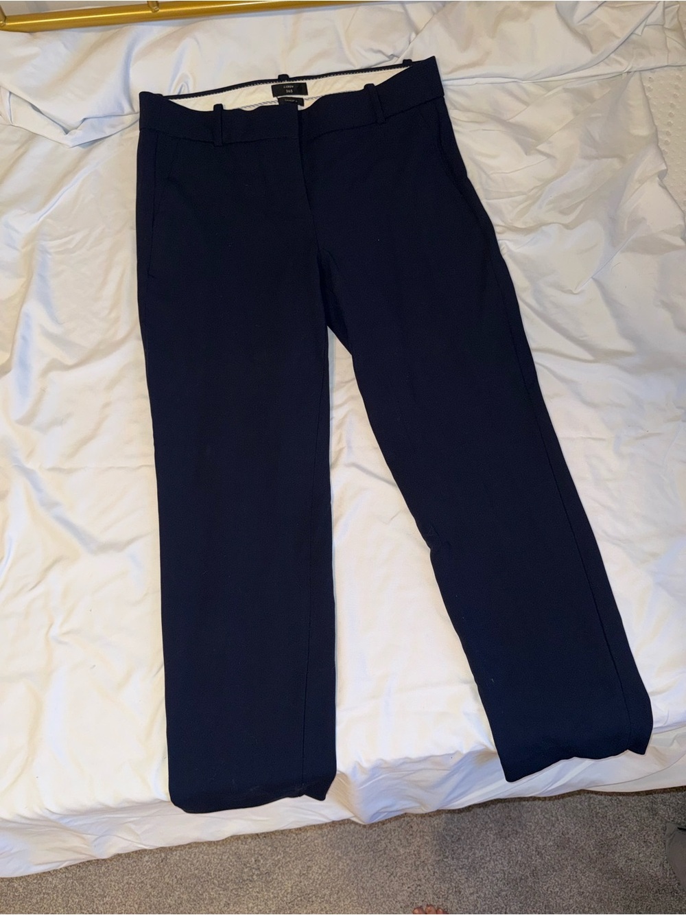 J. Crew Navy Cameron ankle pants
